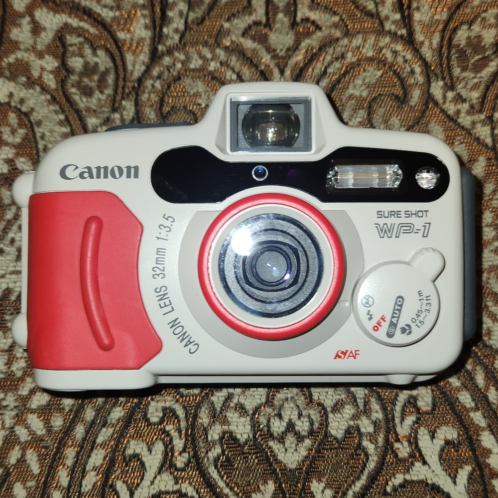Canon Vintage 1990's Underwater Camera Sure Shot WP-1 (Canon Prima AS-1)